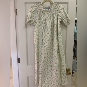 Hill House Caroline Nap Dress in pastel trellis size XL